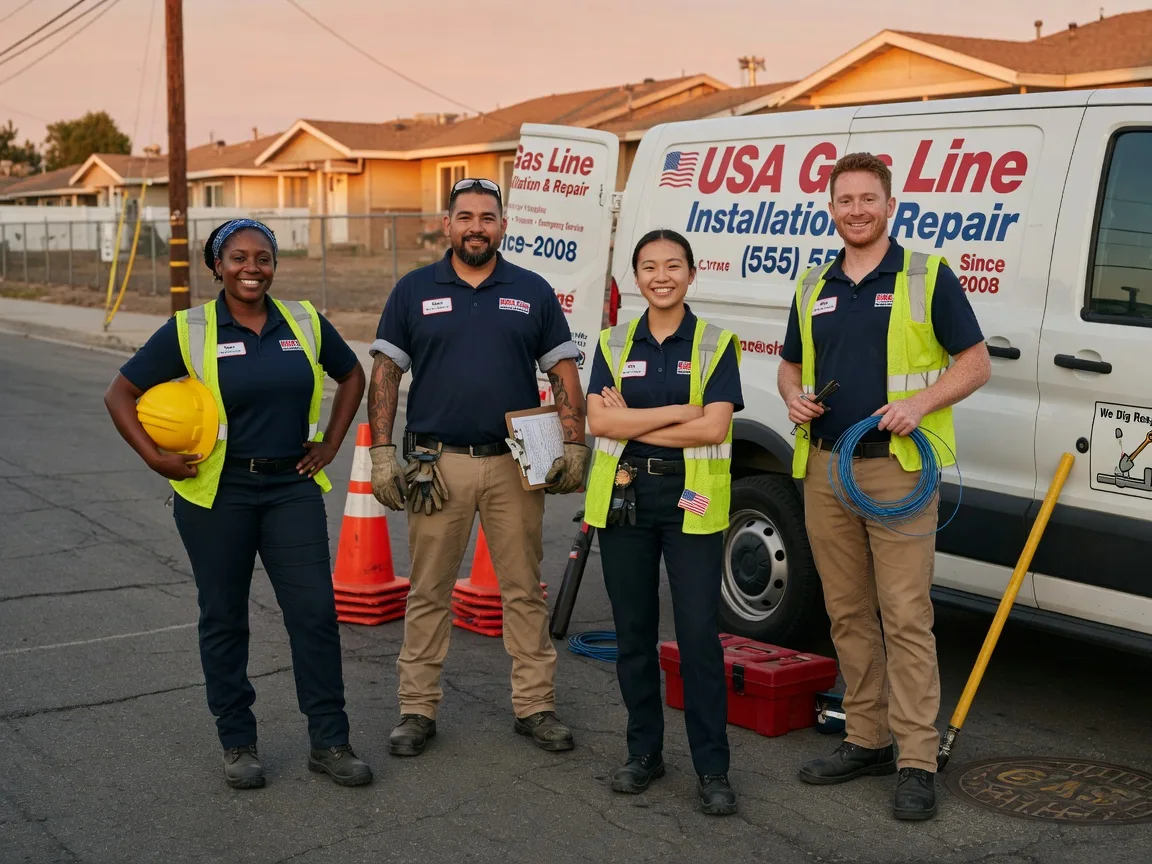 Gas Line Installation company in Blue, AZ